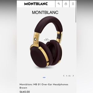 Montblanc MB 01 Over-Ear Headphones Brown